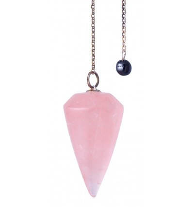 Spinning-top pendulum - Rose quartz