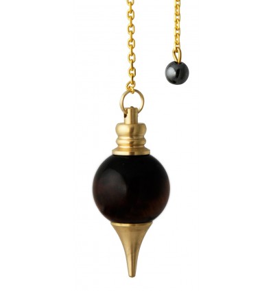 Spheroton pendulum - Black obsidian