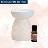 DIFFUSEUR COEUR BLANC AVEC SENTEUR DE ROSE