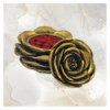BOITE ROSE DOREE GARNIE