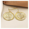 Boucles d'oreilles spirale