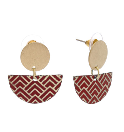 Boucles d'oreilles La barque d'Isis