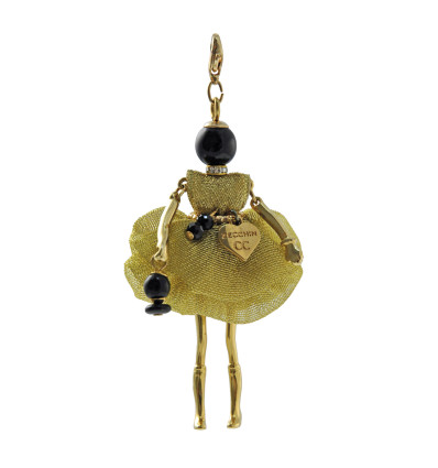 PENDENTIF POUPEE DOREE 