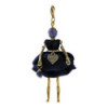 PENDENTIF POUPEE BLEU MARINE 