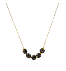 Collier avec perles en verre de Murano