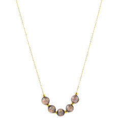 Collier avec perles en verre de Murano