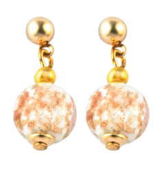 Boucles d'oreilles en verre de Murano