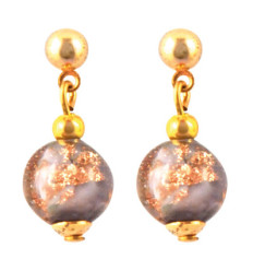 Boucles d'oreilles en verre de Murano