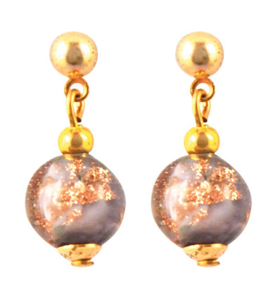 Boucles d'oreilles en verre de Murano