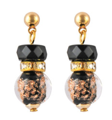 Boucles d'oreilles en verre de Murano