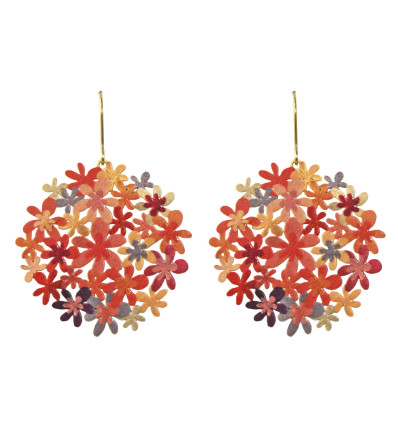 Boucles d'oreilles Bouquet Fleuri