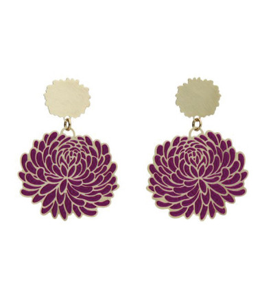 Boucles d'oreilles Dahlia