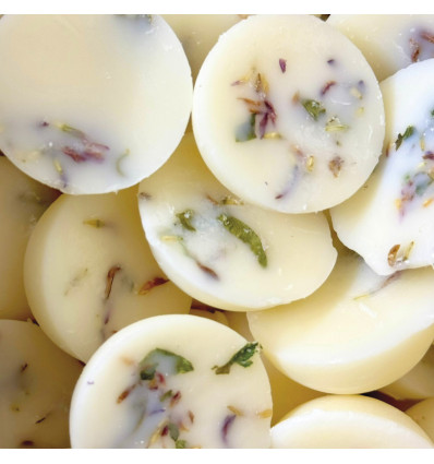 Fondants de cire parfumée au trèfle frais