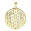 Brass flower of life pendant