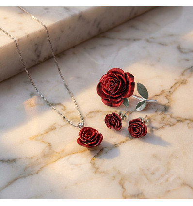 Lot de 3 Bijoux - Rose de l’Amour
