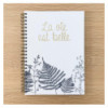 Carnet à écrire "La vie est belle"