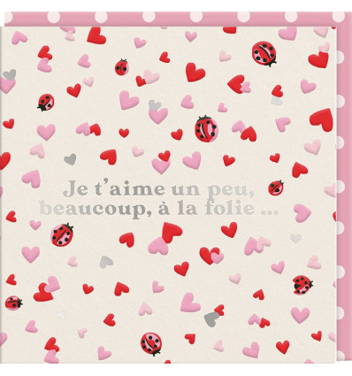 Je t'aime un peu, beaucoup, à la folie...
