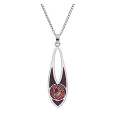 Pendentif "Vitraux de Rose"