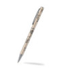 Stylo doré avec roses
