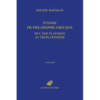 Études de philosophie grecque - Philippe Hoffman - Diffusion traditionnelle