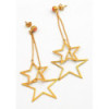 Boucles d'oreilles avec perle de corail