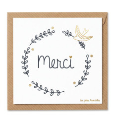 Carte simple "Merci"