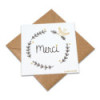 Carte simple "Merci"