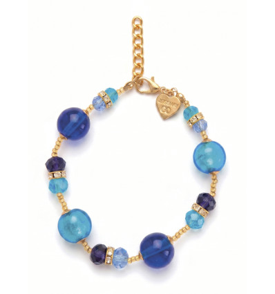 BRACELET MURANO HERA BLEU