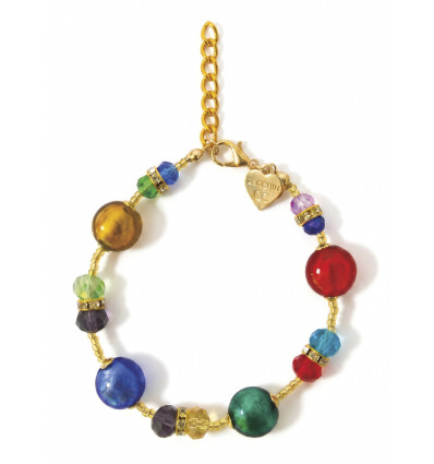 BRACELET MURANO HERA MULTICOLORE