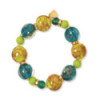 BRACELET MURANO HYGIE VERT