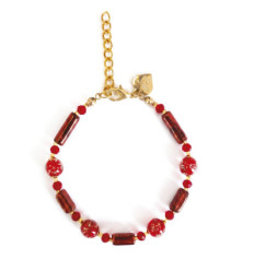 Bracelet rouge "Athéna"