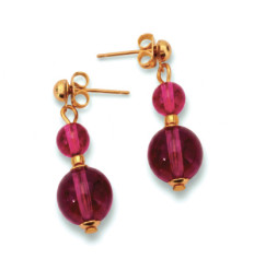 Boucles d'oreilles "Fuchsia"