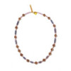 COLLIER MURANO THEMIS BLEU ET MAUVE