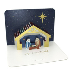 Nativity Scene 3D Card