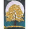 CARNET A ECRIRE ARBRE DORE