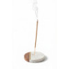 PORTE ENCENS POUR BATONNET BLANC ET BOIS
