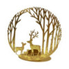BOUGEOIR CERF SAPINS DORE