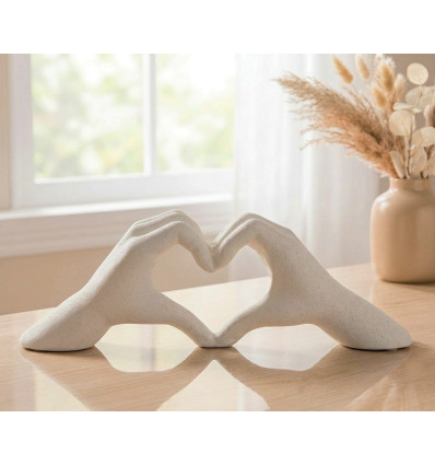 Heart Message Resin statuette