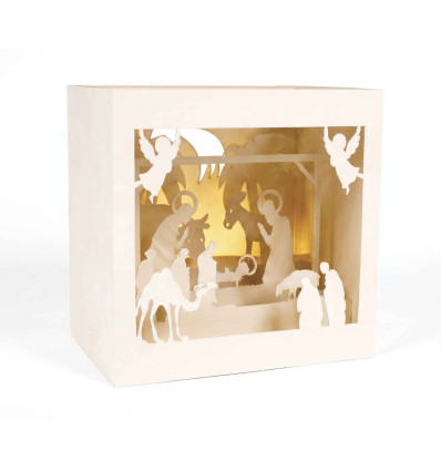 Nativity Scene 3D Card