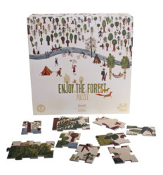 Puzzle "Balade en forêt"