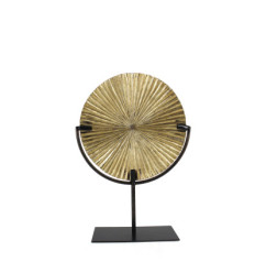 STATUETTE DISQUE SOLAIRE SUR SOCLE