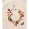 BRACELET QUARTZ ROSE TUBE EN VERRE