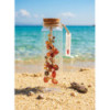 BRACELET CORNALINE TUBE EN VERRE