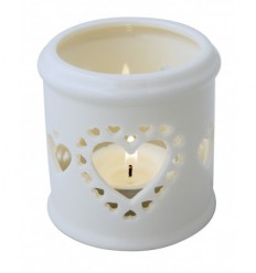 Porcelain tealight holder