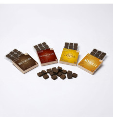 Boîte de 9 briques d'encens au Copal