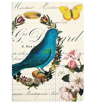 Blue bird notebook