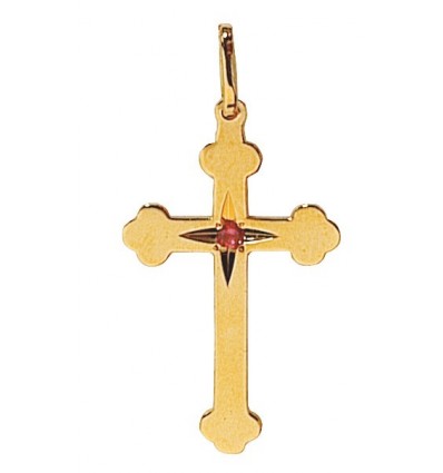 Croix rosicrucienne - Plaqué or