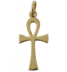 Ansate cross 18 k gold-plated