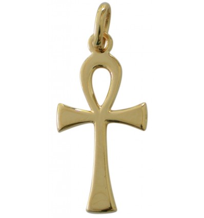 Ansate cross 18 k gold-plated