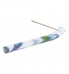 Glass incense holder